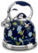 Laura Ashley Elveden Navy Stainless Steel 3L Stove Top Kettle. Fast Boil Whistling Kettle for Gas Hob, Induction Hob. Silicon Coated Cool Handle Camping Kettle for Gas Stove. Compatible with Aga Stove