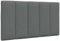 vidaXL Kopfteil-Kissen Dunkelgrau 90 cm Stoff, Kopfteilkissen, Kopfkissen, Lesekissen, Kopfteilpolster, Rückenkissen, Kissen-Kopfteil