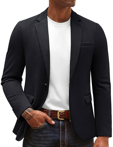 PJ PAUL JONES Herren Sakko Sportlich Freizeit Blazer Jackett 1 Knöpfe Modern Regular Fit Anzugjacke