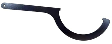 Jiuvaso Clé pour Couvercle de Cuve, Clé pour Conteneur IBC, Outil de Dévissage Instrument de Serrage, Levier en Acier Portable et Facile à Manier, pour Ateliers, Entrepôts et Maintenance, Demi Cercle