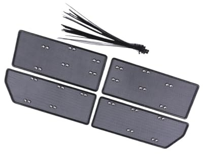 Pexorin Kit de protection anti-poussière for grille avant en maille moustiquaire centrale, for, for A4 B9 2016-2019, accessoires Moustiquaire anti-insectes pour calandre de voiture(Model B)