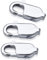 MATERIA 3 Stück Karabiner-Verschluss 925 Silber 8mm für Armbänder Ketten Schmuck Ersatzteil Herstellung #Z18-3 Stück