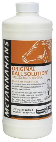 MCTARNAHANS Ball Solution, Horse Liniment, 16 oz