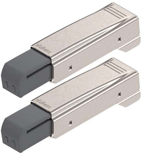 Blum BLUMOTION Add-On for Doors (2 Add On), Soft Close for Clip top and Clip Hinges, Steel, Tool-Free Installation for Overlay Cabinet Applications