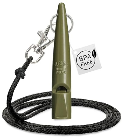 ACME dog whistle no. 210.5 with whistle strap | Original from England | Ideal for dog training | Food-Grade ABS Material | Standardized frequency | Loud and far-reaching