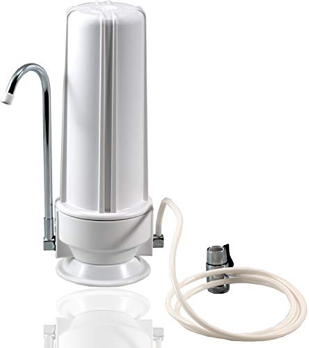 NU Aqua Platinum Series Premium Aufsatz-Wasserfiltersystem - einfach zu bedienender tragbarer Wasserhahn montierter Filter verwandelt Leitungswasser in Trinkwasser