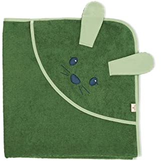 Sterntaler Kapuzenhandtuch personalisiert mit Namen, GOTS Zertifiziert Badetuch Bestickt für Baby & Kinder, Junge Mädchen Badehandtuch/Kinder-Badetuch mit Kapuze