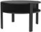 Newroom Couchtisch Schwarz Wohnzimmertisch Modern - 74,4x45,5x74,4 cm (BxHxT) - Sofatisch Ablagetisch Tisch - [Adora.Four] Wohnzimmer Wohnstube Büro