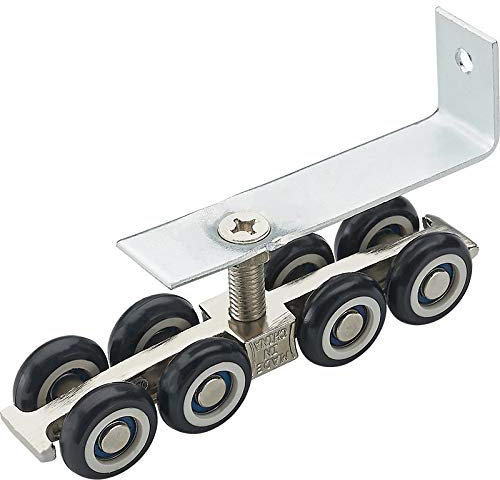 Ferramenta per Finestra Scorrevole Ruota Hanging Porte in Legno del Portello Scorrevole Pista puleggia Hardware Hanging Door 8 Rounds