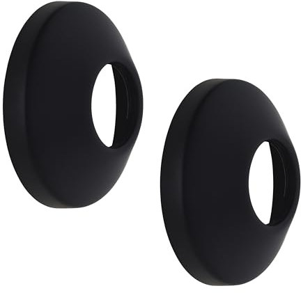 Rosace sanitaire conique finition noir 3/4 - Ø65 mm - hauteur 21 mm (x2) NOYON & THIEBAULT
