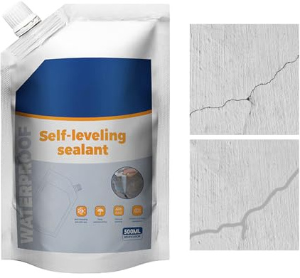 500ML Sellador De Grietas De Hormigón, Sellador De Lechada De Poliurea Liquido, Relleno Para Grietas En Hormigón, Para Ventanas, Ángulos, Techos