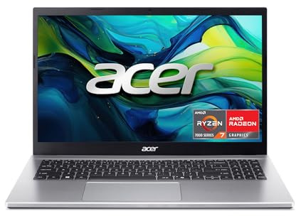 acer Aspire Go 15 AI Ready Laptop | 15.6 FHD (1920 x 1080) IPS Display | AMD Ryzen 7 7730U | AMD Radeon Graphics | 16GB DDR4 | 512GB PCIe Gen4 SSD | Wi-Fi 6 | Windows 11 Home | AG15-42P-R9FW