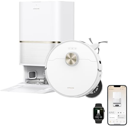 dreame L60 Ultra FE Robot Vacuum and Mop, 212°F (100°C) Mop Self-Cleaning