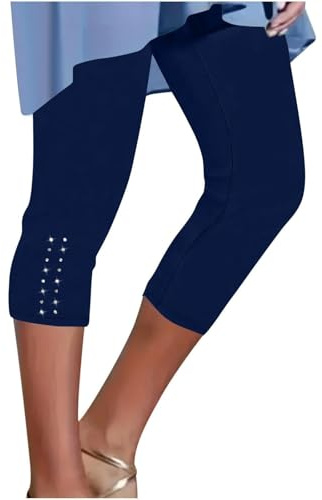 Generiska damleggings, 3/4 bomull, hög midja, yogaleggings dam, 3/4, enfärgade joggingbyxor, andas, yogabyxor, lätta formande capri-leggings, push-up, sportleggings för sport, gym, yoga