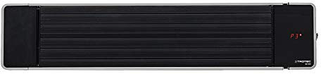 TROTEC Chauffage radiant sans lumière IRD 1200 Parasol Chauffage électrique Infrarouge Radiateur Radiant Halogene mural pour Terrasse de Jardin Exterieur, Table à langer ou Salle de Bain, 1200 W