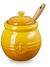 LE CREUSET Stoneware Honey Pot and Dipper, Nectar, 69095456720003