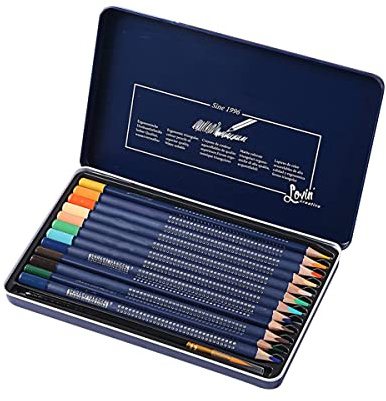 WANGCL Lot de 72 crayons aquarelle professionnels pour adultes et artistes, solubles dans l'eau avec pinceau pour coloriage, mélange et peinture aquarelle
