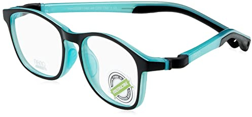 NANO GLOW GAFAS POWER UP 3.0 BICOLOR NEGRO MATE/AZUL GLOW, PARA 8-12 AÑOS, TALLA 48