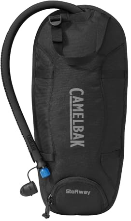CamelBak Stoaway 100oz Hydration Bladder Reservoir- Add-on for Hiking, Snow, Run Pack- Insulated Tube, Black