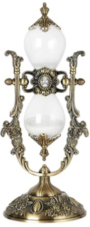 Vintage Hourglass Timer 15 Minutes Embossed Golden Hourglass Timer Decorative Hourglass Used for Vintage Home Decoration, Office Decoration, Kitchen Wedding Ornaments