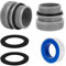 HAFRILY 4560 Pool Adapter für Intex Adapter 38mm Pool Schlauch Adapter mit Dichtung für 40 mm auf DN40 1 1/2 Zoll Schlauchadapter für Intex Coleman Hayward Filterpumpen Poolschlauch Adapter