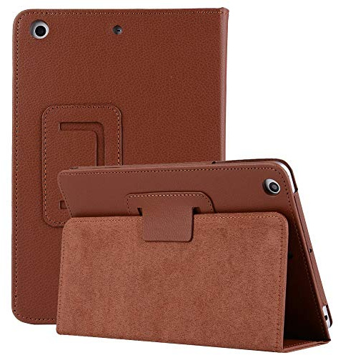 Generic Slim Folding Folio Stand Case for Lenovo Xiaoxin Pad Plus 2023 11.5 TB350FU/TB350XU, Lightweight Magnetic Closure PU Leather Flip Shockproof Auto Wake/Sleep Smart Cover Brown