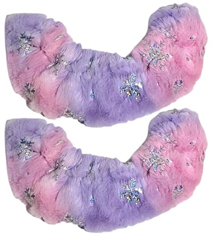 Quorvex Copripattini per Pattinaggio di Figura - Protezioni per Pattini Hockey | Assorbente E Ad Asciugatura Rapida | Attrezzature per Pattini in Flanella per Donne, Uomini, Adulti, Ragazzi, Sportivi