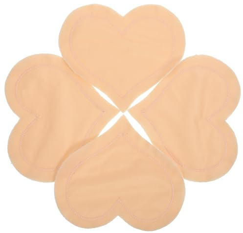 TOVINANNA 2pairs Overflow Breast Pads for Nursing Moms Reusable and Washable Breastfeeding Pads Comfortable and Absorbent Nursing for Everyday Use