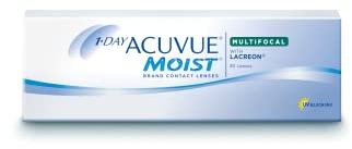 ACUVUE MOIST 1-DAY Multifocal Tageskontaktlinsen spenden Feuchtigkeit – Tageskontaktlinsen mit -3.5 dpt und BC 8.4 – UV Schutz & Komfortables Tragegefühl – 30 Linsen