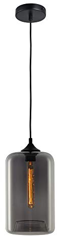s.luce Cruet Glas-Pendelleuchte Up & Low, Farbe Rauch, Form Up (Hoch)
