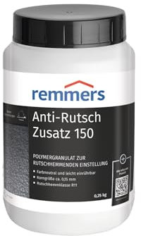 Remmers Anti-Rutsch-Zusatz 150, farbneutral, 0,25 Kilogramm, Farbzusatz, Rutschemmungsklasse R11, farbneutral, leicht einrührbar