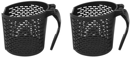 Black Car Cup Holder, Car Headrest Seat Back Organizer, Large Cup Holder Adapter For Car, Trucks, Drink Bottle Holders, Water Bottle Beverage Can Container With Hook, Easy To Install (2)