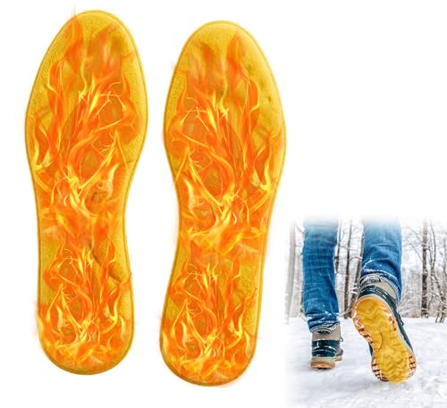 Selbstheizung Einlegesohlen,Fusswärmer Einlagen,Fußwärmer,Sohlenwärmer,Wärmesohlen für Schuhe,Sohlenwärmer Wiederverwendbar,Wärmesohlen,Wärmepads Füße(EU41-42)