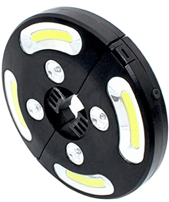 HOMSFOU Lámpara Led De Paraguas Portátil 500 Lúmenes Luz De Camping Inalámbrica Fácil De Instalar Para Fogatas Al Aire Libre 4 Pilas Aa No Incluidas