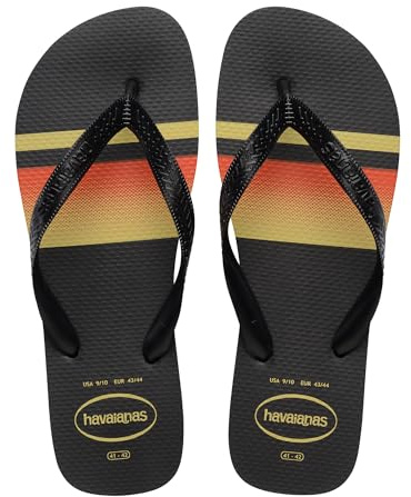 Havaianas - Top Basic, Infradito da Uomo Classiche Monocromatiche, Design Originale, Suola Antiscivolo