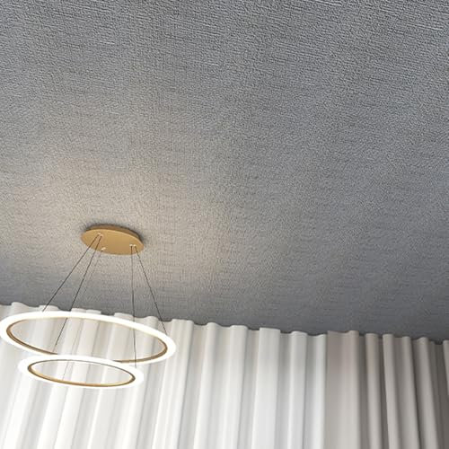 Piastrelle autoadesive sul soffitto, Pannelli autoadesivi impermeabili for pareti e soffitti del bagno, grigi, larghezza 50 cm, diverse misure(L 30M)