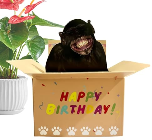 Genérico Tarjeta De Cumpleaños Graciosa 3D | Tarjeta Pop Humorística Cumpleaños | Mensaje Para Familiar Y Amigos | Celebración De Fiesta