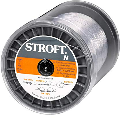 WAKU Schnur STROFT N Monofile 1000m 0,400mm-10kg