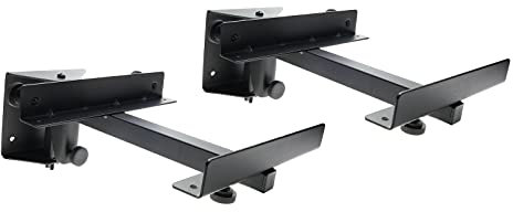 BeMatik - Soporte de altavoz de pared hasta 15Kg (2 unidades)