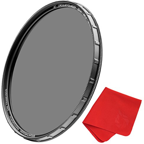 67mm X2 CPL Circular Polarizing Filter for Camera Lenses - AGC Optical Glass Polarizer Filter with Lens Cloth - MRC8 - Nanotec Coatings - Weather Sealed by Breakthrough Photography