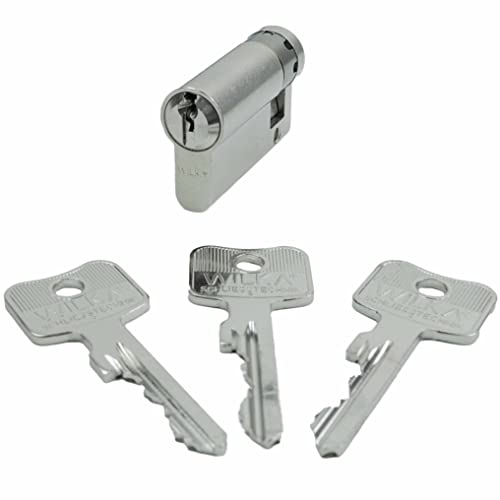 WILKA Normalprofil Halbzylinder - Gleichschließung - inkl. 3 Schlüssel (GL 10/40)