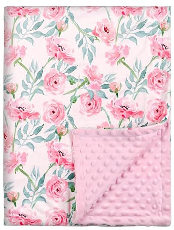 DRESHOW Couvertures pour bébés 75x100cm en coton biologique Unisexe Nouveau-né épais couvertures de sommeil super douces pour les tout-petits Enfants Bébés Filles Garçons Nursery Duvet Cover Cadeaux