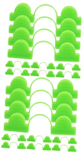 Kisangel 100 Stk Zubehör Für Gartengewächshäuser Clip-ins Gartenclips Kunststoff-gewächshausclip Windschutzclips Aus Kunststoff Kunststoffklammern Schnalle Plastik Glas
