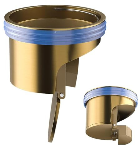 Noyau de vidange en laiton – Anti-refoulement de vidange de sol | Bonde de douche avec bloqueur d'odeurs | Désodorisant efficace avec installation facile pour la cuisine et les toilettes