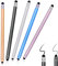 5 Piezas Lápiz óptico para Pantallas Táctiles, Lápiz Táctil Capacitivo de Doble Cabeza Universal, Lápiz Tablet de Silicona 2 en 1 para Teléfonos Inteligentes y Tabletas (5 Colores)