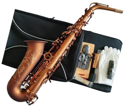 Professionell Saxofon Professionell Matt Kaffe Altsaxofon I Ess dur Med Fodral