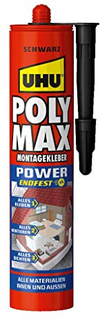 UHU POLY MAX POWER, SCHWARZ Kartusche 425g