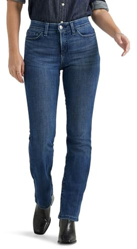 Lee Damen Flex Motion Regular Fit Bootcut Jeans, Offene Meere, 46 Kurz (Herstellergröße : 18)
