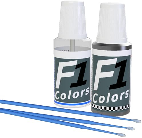F1COLORS Lackstift Set für BMW B45 ESTORILBLAU II MET 2x20ml inkl.6xTupfer #83