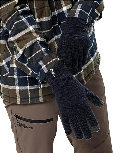 Jack Wolfskin Unisex Rib Glove Handschuh, Night Blue, L